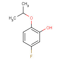 1243390-32-0 5-fluoro-2-propan-2-yloxyphenol chemical structure
