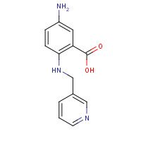 425662-35-7 5-amino-2-(pyridin-3-ylmethylamino)benzoic acid chemical structure