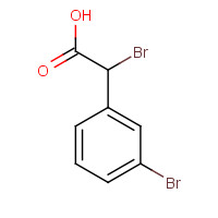 245554-94-3 2-bromo-2-(3-bromophenyl)acetic acid chemical structure
