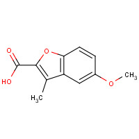 81718-77-6 5-methoxy-3-methyl-1-benzofuran-2-carboxylic acid chemical structure
