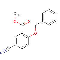 518978-02-4 methyl 5-cyano-2-phenylmethoxybenzoate chemical structure