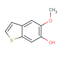 96802-92-5 5-methoxy-1-benzothiophen-6-ol chemical structure