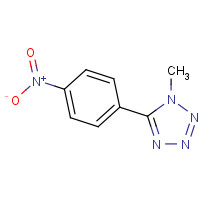 20743-51-5 1-methyl-5-(4-nitrophenyl)tetrazole chemical structure