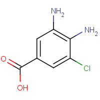 37902-02-6 3,4-diamino-5-chlorobenzoic acid chemical structure