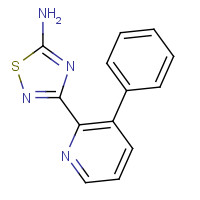 1179360-67-8 3-(3-phenylpyridin-2-yl)-1,2,4-thiadiazol-5-amine chemical structure