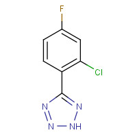 1261268-87-4 5-(2-chloro-4-fluorophenyl)-2H-tetrazole chemical structure
