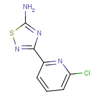 1179362-05-0 3-(6-chloropyridin-2-yl)-1,2,4-thiadiazol-5-amine chemical structure