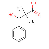 23985-59-3 3-hydroxy-2,2-dimethyl-3-phenylpropanoic acid chemical structure