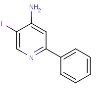 848580-35-8 5-iodo-2-phenylpyridin-4-amine chemical structure
