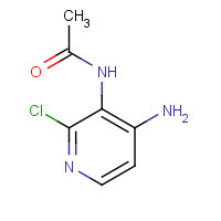 883753-21-7 N-(4-amino-2-chloropyridin-3-yl)acetamide chemical structure