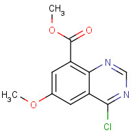 1240480-28-7 methyl 4-chloro-6-methoxyquinazoline-8-carboxylate chemical structure