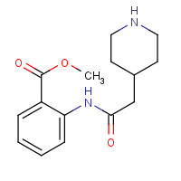 906004-84-0 methyl 2-[(2-piperidin-4-ylacetyl)amino]benzoate chemical structure