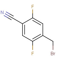 1245651-19-7 4-(bromomethyl)-2,5-difluorobenzonitrile chemical structure