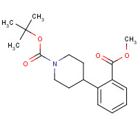 732275-95-5 tert-butyl 4-(2-methoxycarbonylphenyl)piperidine-1-carboxylate chemical structure