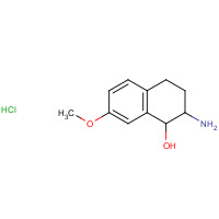91247-12-0 2-amino-7-methoxy-1,2,3,4-tetrahydronaphthalen-1-ol;hydrochloride chemical structure