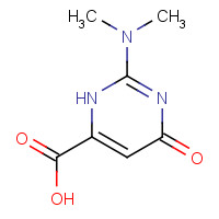 6635-66-1 2-(dimethylamino)-4-oxo-1H-pyrimidine-6-carboxylic acid chemical structure