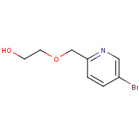 1419602-98-4 2-[(5-bromopyridin-2-yl)methoxy]ethanol chemical structure