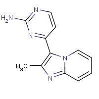 611239-37-3 4-(2-methylimidazo[1,2-a]pyridin-3-yl)pyrimidin-2-amine chemical structure