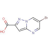 300717-72-0 6-bromopyrazolo[1,5-a]pyrimidine-2-carboxylic acid chemical structure