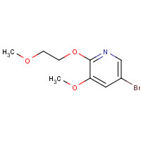 1315545-04-0 5-bromo-3-methoxy-2-(2-methoxyethoxy)pyridine chemical structure