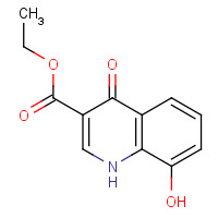 27333-37-5 ethyl 8-hydroxy-4-oxo-1H-quinoline-3-carboxylate chemical structure