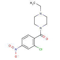 545369-75-3 (2-chloro-4-nitrophenyl)-(4-ethylpiperazin-1-yl)methanone chemical structure