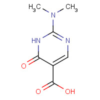 186130-63-2 2-(dimethylamino)-6-oxo-1H-pyrimidine-5-carboxylic acid chemical structure