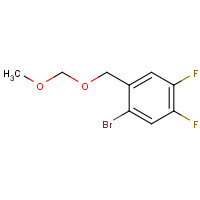 905710-70-5 1-bromo-4,5-difluoro-2-(methoxymethoxymethyl)benzene chemical structure