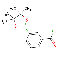1181329-14-5 3-(4,4,5,5-tetramethyl-1,3,2-dioxaborolan-2-yl)benzoyl chloride chemical structure