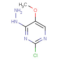 98021-95-5 (2-chloro-5-methoxypyrimidin-4-yl)hydrazine chemical structure