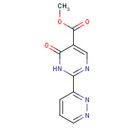 1343460-03-6 methyl 6-oxo-2-pyridazin-3-yl-1H-pyrimidine-5-carboxylate chemical structure