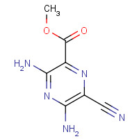 70296-91-2 methyl 3,5-diamino-6-cyanopyrazine-2-carboxylate chemical structure