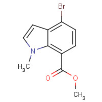 1219741-47-5 methyl 4-bromo-1-methylindole-7-carboxylate chemical structure