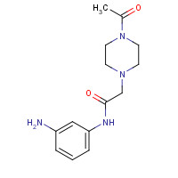 954265-93-1 2-(4-acetylpiperazin-1-yl)-N-(3-aminophenyl)acetamide chemical structure