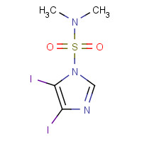 198127-92-3 4,5-diiodo-N,N-dimethylimidazole-1-sulfonamide chemical structure