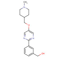 1100598-48-8 [3-[5-[(1-methylpiperidin-4-yl)methoxy]pyrimidin-2-yl]phenyl]methanol chemical structure