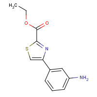 460750-28-1 ethyl 4-(3-aminophenyl)-1,3-thiazole-2-carboxylate chemical structure