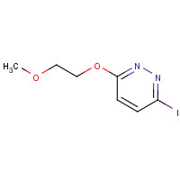 1363437-87-9 3-iodo-6-(2-methoxyethoxy)pyridazine chemical structure