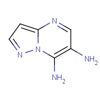 802300-34-1 pyrazolo[1,5-a]pyrimidine-6,7-diamine chemical structure