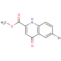 145369-93-3 methyl 6-bromo-4-oxo-1H-quinoline-2-carboxylate chemical structure