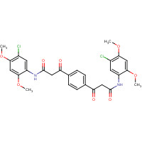 92-21-7 3-[4-[3-(5-chloro-2,4-dimethoxyanilino)-3-oxopropanoyl]phenyl]-N-(5-chloro-2,4-dimethoxyphenyl)-3-oxopropanamide chemical structure