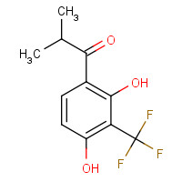 1204737-93-8 1-[2,4-dihydroxy-3-(trifluoromethyl)phenyl]-2-methylpropan-1-one chemical structure