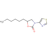 1174336-91-4 5-hexyl-3-(1,3-thiazol-4-yl)-1,3-oxazolidin-2-one chemical structure