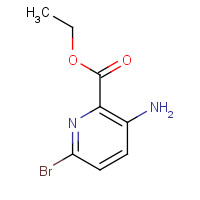 28033-08-1 ethyl 3-amino-6-bromopyridine-2-carboxylate chemical structure