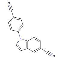 885273-02-9 1-(4-cyanophenyl)indole-5-carbonitrile chemical structure