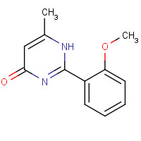 50798-55-5 2-(2-methoxyphenyl)-6-methyl-1H-pyrimidin-4-one chemical structure