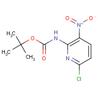 1017782-13-6 tert-butyl N-(6-chloro-3-nitropyridin-2-yl)carbamate chemical structure