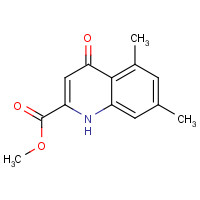 123158-38-3 methyl 5,7-dimethyl-4-oxo-1H-quinoline-2-carboxylate chemical structure