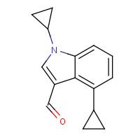 1360921-65-8 1,4-dicyclopropylindole-3-carbaldehyde chemical structure