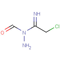 89378-75-6 N-amino-N-(2-chloroethanimidoyl)formamide chemical structure